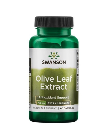 Swanson Olive Leaf Extract 750 Mg (60 Kaps.)
