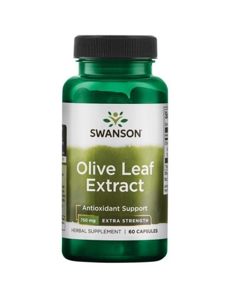 Swanson Olive Leaf Extract 750 Mg (60 Kaps.)