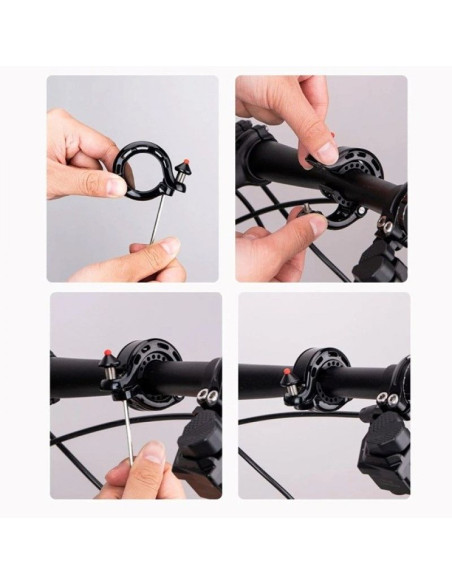 Dzwonek rowerowy rockbros 34210028001 w kształcie litery q