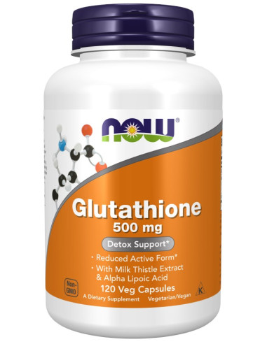 Now Foods Glutathione 500 Mg - Glutation 500 Mg (120 Kaps.)