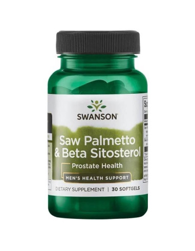 Swanson Saw Palmetto & Beta-Sitosterol (30 Kaps.)