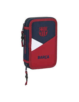 Piórnik z wyposażeniem fc barcelona double filled pencil case 28 pcs