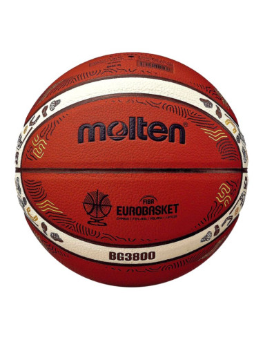 Piłka do koszykówki molten eurobaset 2025 replika
