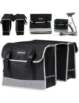 Torba rowerowa podwójna na bagażnik dunlop sakwa 26l
