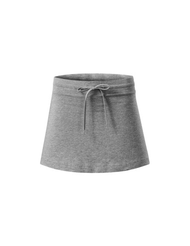 Spódnica damska two in one (ciemnoszary melanż)