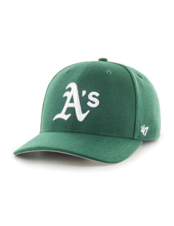 Czapka z daszkiem brand `47 oakland athletics dark green cold zone