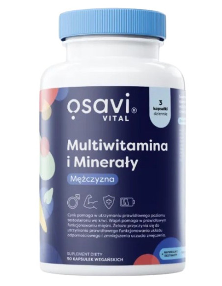Osavi Multiwitamina I Minerały Mężczyzna (90 Kaps.)