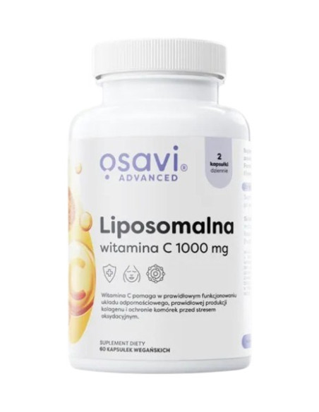 Osavi Liposomalna Witamina C, 1000 Mg (60 Kaps.)
