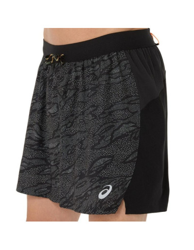 Spodenki asics fujitrail all over print 5in short m