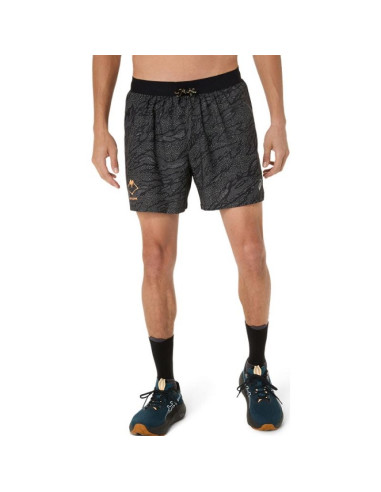 Spodenki asics fujitrail all over print 5in short m