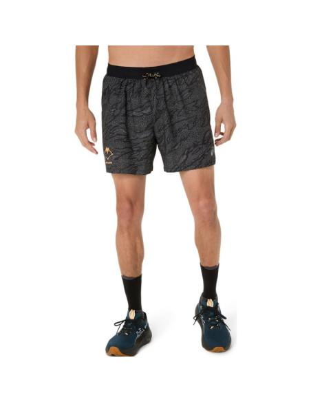 Spodenki asics fujitrail all over print 5in short m