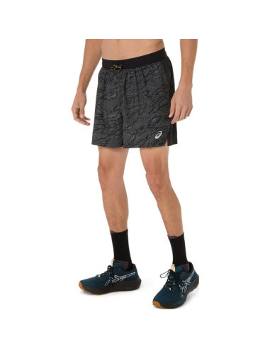 Spodenki asics fujitrail all over print 5in short m