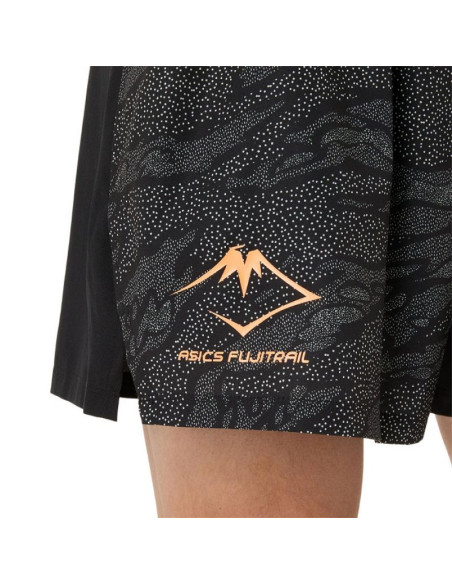 Spodenki asics fujitrail all over print 5in short m