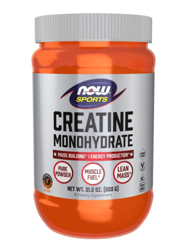 Now Foods Creatine Monohydrate Powder - Monohydrat Kreatyny Proszek (600 G)