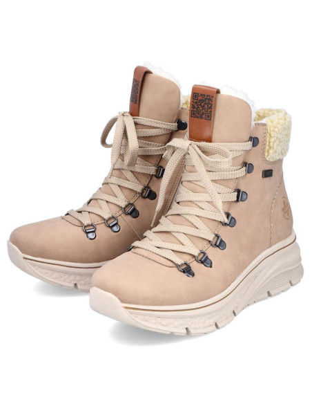 Wodoodporne botki śniegowce ocieplane rieker w