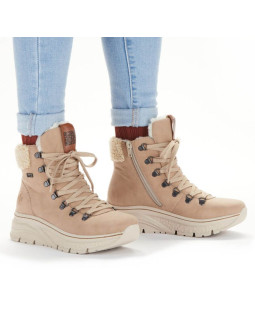 Wodoodporne botki śniegowce ocieplane rieker w 2