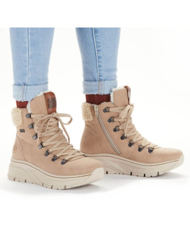 Wodoodporne botki śniegowce ocieplane rieker w