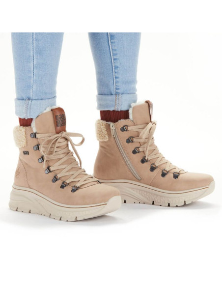 Wodoodporne botki śniegowce ocieplane rieker w