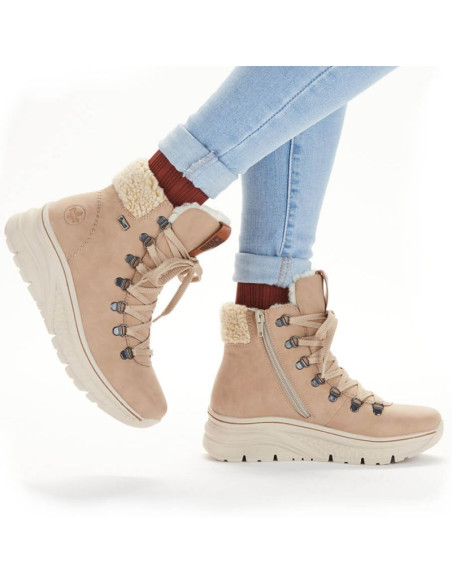 Wodoodporne botki śniegowce ocieplane rieker w