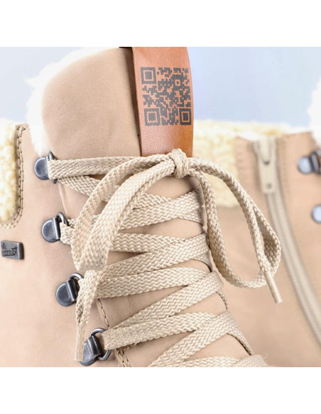 Wodoodporne botki śniegowce ocieplane rieker w