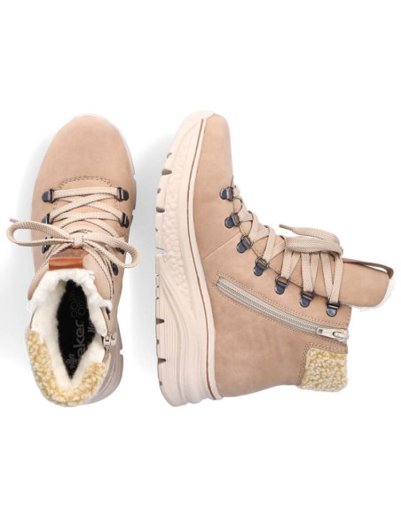 Wodoodporne botki śniegowce ocieplane rieker w