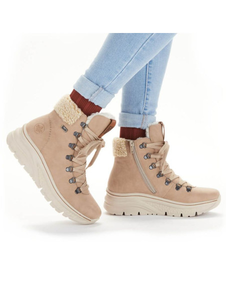 Wodoodporne botki śniegowce ocieplane rieker w