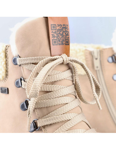 Wodoodporne botki śniegowce ocieplane rieker w