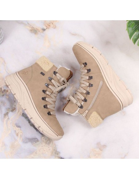 Wodoodporne botki śniegowce ocieplane rieker w