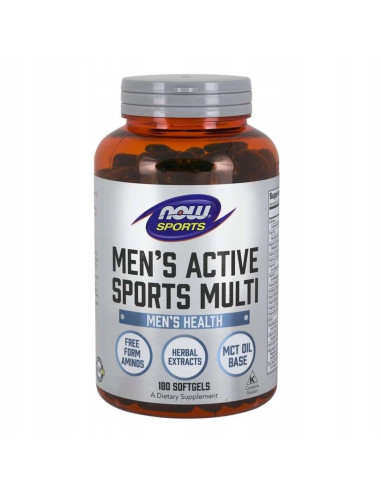 Now Foods Men's Active Sports Multi (180 Kaps.)