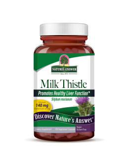 Nature's Answer Milk Thistle Seed Extract - Ekstrakt Z Nasion Ostropestu Plamistego (120 Kaps.)