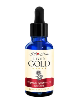 I Love Herrbs - Liver Gold Drops Wątroba I Pęcherzyk Żółciowy (50 Ml)
