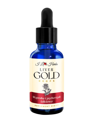 I Love Herrbs - Liver Gold Drops Wątroba I Pęcherzyk Żółciowy (50 Ml)