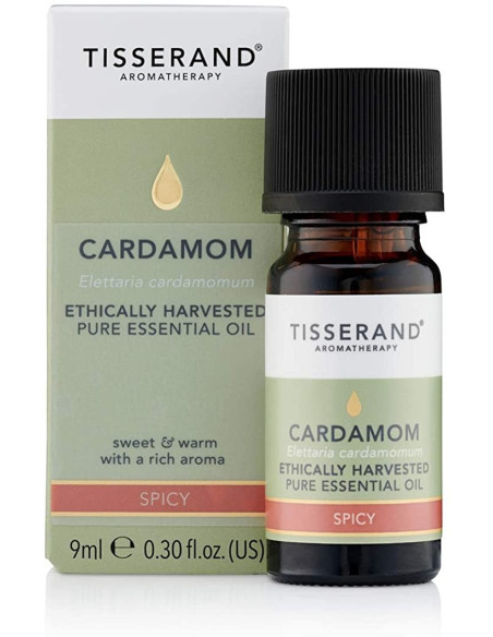 Tisserand Aromatherapy Cardamom Ethically Harvested - Olejek Z Kardamonu (9 Ml)