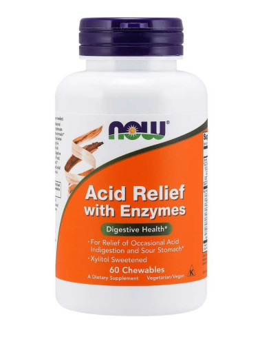 Now Foods Acid Relief With Enzymes (60 Tabl.)
