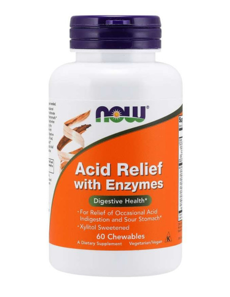 Now Foods Acid Relief With Enzymes (60 Tabl.)