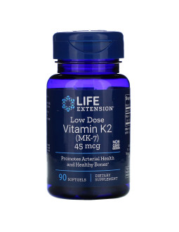 Life Extension Low-Dose Vitamin K2 Mk7 (90 Kaps.)