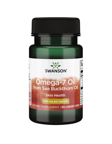 Swanson Omega-7 Oil From Sea Buckthorn Oil (30 Kaps.)
