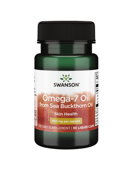 Swanson Omega-7 Oil From Sea Buckthorn Oil (30 Kaps.)