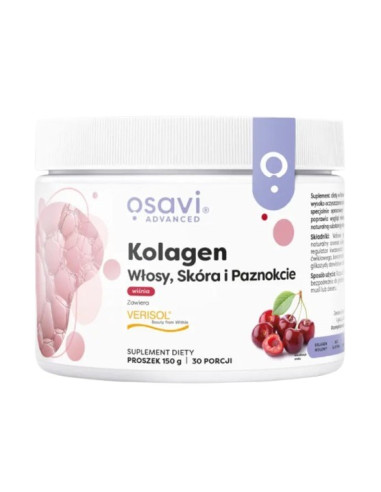 Osavi Kolagen Włosy, Skóra I Paznokcie, Wiśnia (150 G)