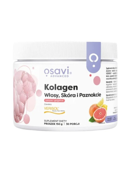 Osavi Kolagen Włosy, Skóra I Paznokcie, Cytryna-Grejpfrut (150 G)
