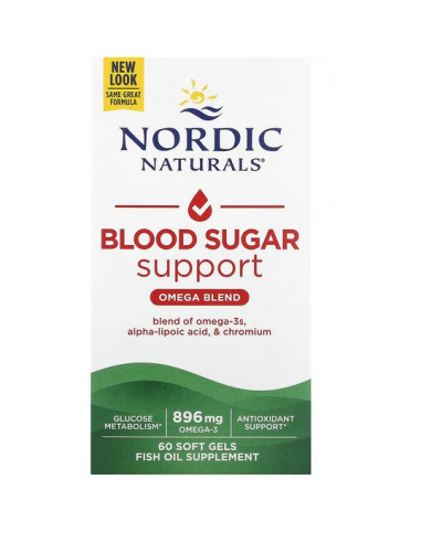 Nordic Naturals Omega Blood Sugar (60 Kaps.)