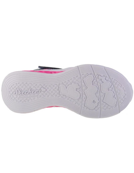 Buty skechers flutter heart lights - simple amor jr 302677l