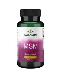 Swanson Siarka Msm - Metylosulfonylometan 500 Mg (100 Kaps.)