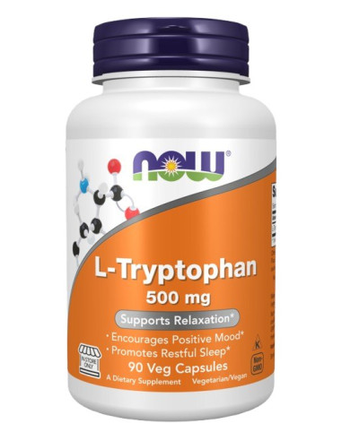 Now Foods L-Tryptofan 500 Mg (90 Kaps.)