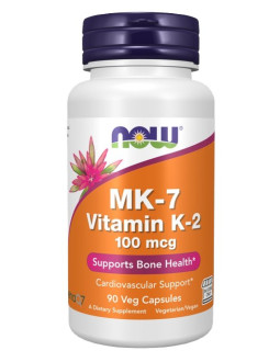 Now Foods Witamina K2 Mk7 100 Mcg (90 Kaps.)