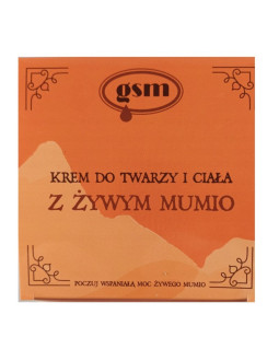Gsm Mumio Krem Do Twarzy I Ciała Z Żywym Mumio (200 Ml)