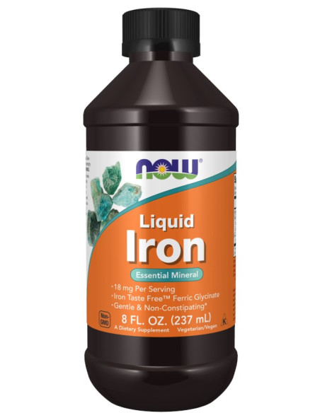 Now Foods Iron Liquid -  Żelazo W Płynie (237 Ml)
