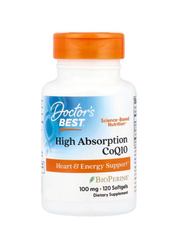 Doctor's Best Koenzym Q10 100 Mg I Piperyna Bioperine (120 Kaps.)