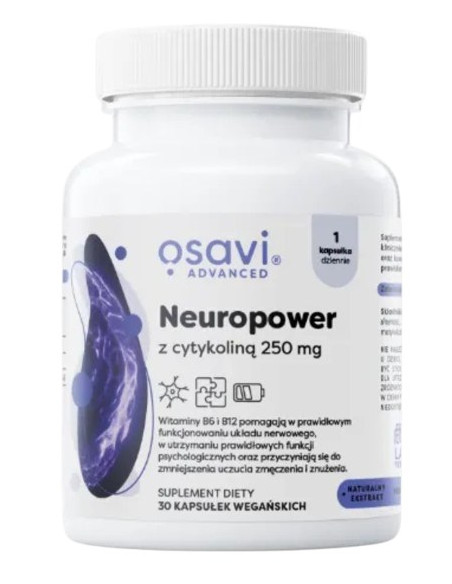 Osavi Neuropower Z Cytykoliną 250 Mg (60 Kaps.)