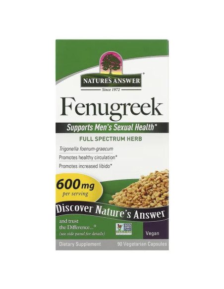 Nature's Answer Fenugreek - Kozieradka (90 Kaps.)